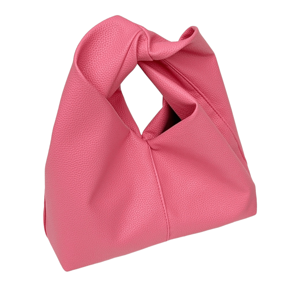 Luxury Bags Affordable - Affordable PU Knotted Wrist Handbag Soft