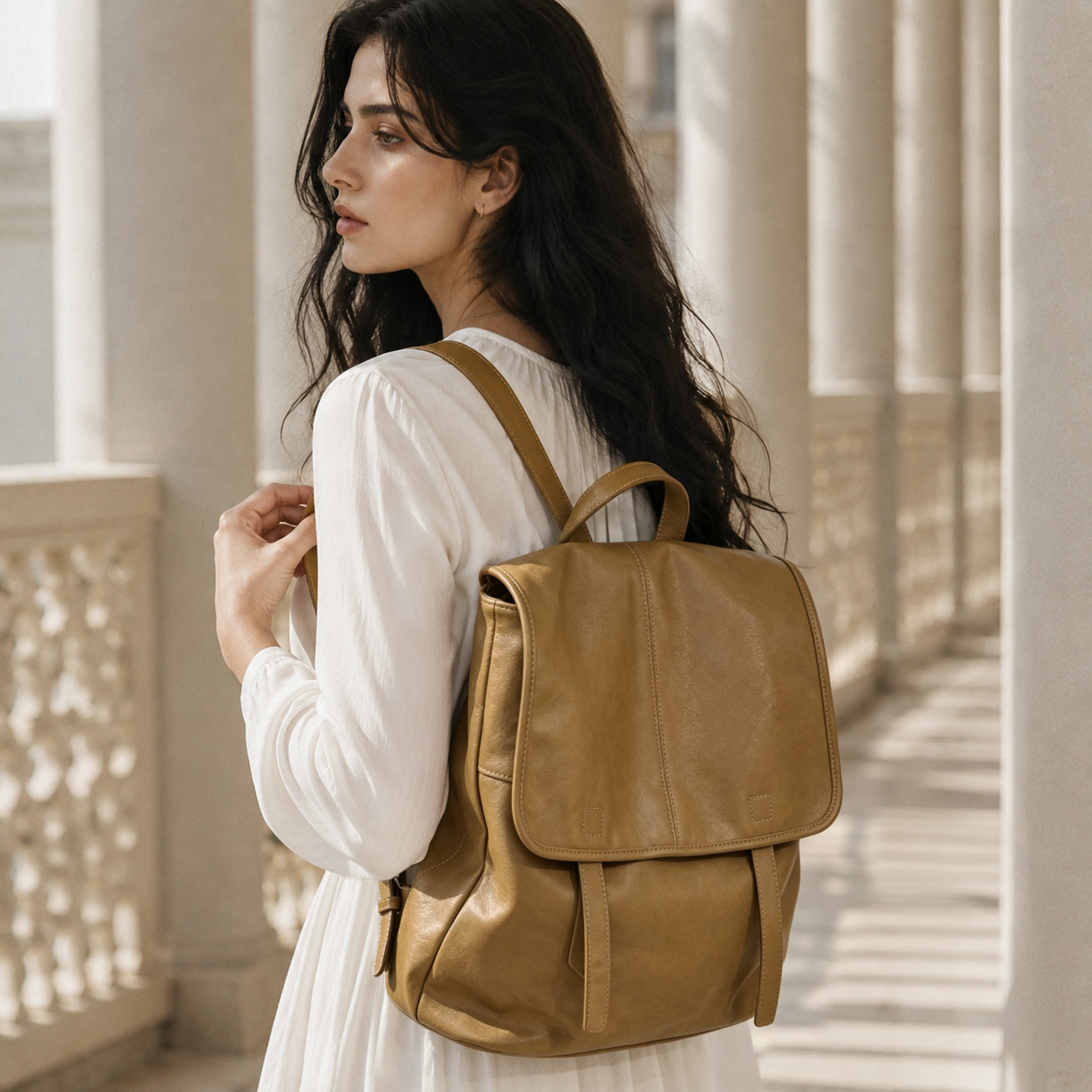 2026 new model, backpack, vege - огляд і ціна Genuine Leather Backpack
