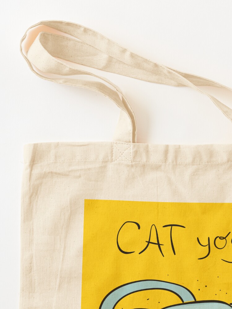 Cat Yoga Tote Bag Reusable bag - огляд і ціна Luxury Yoga Bags