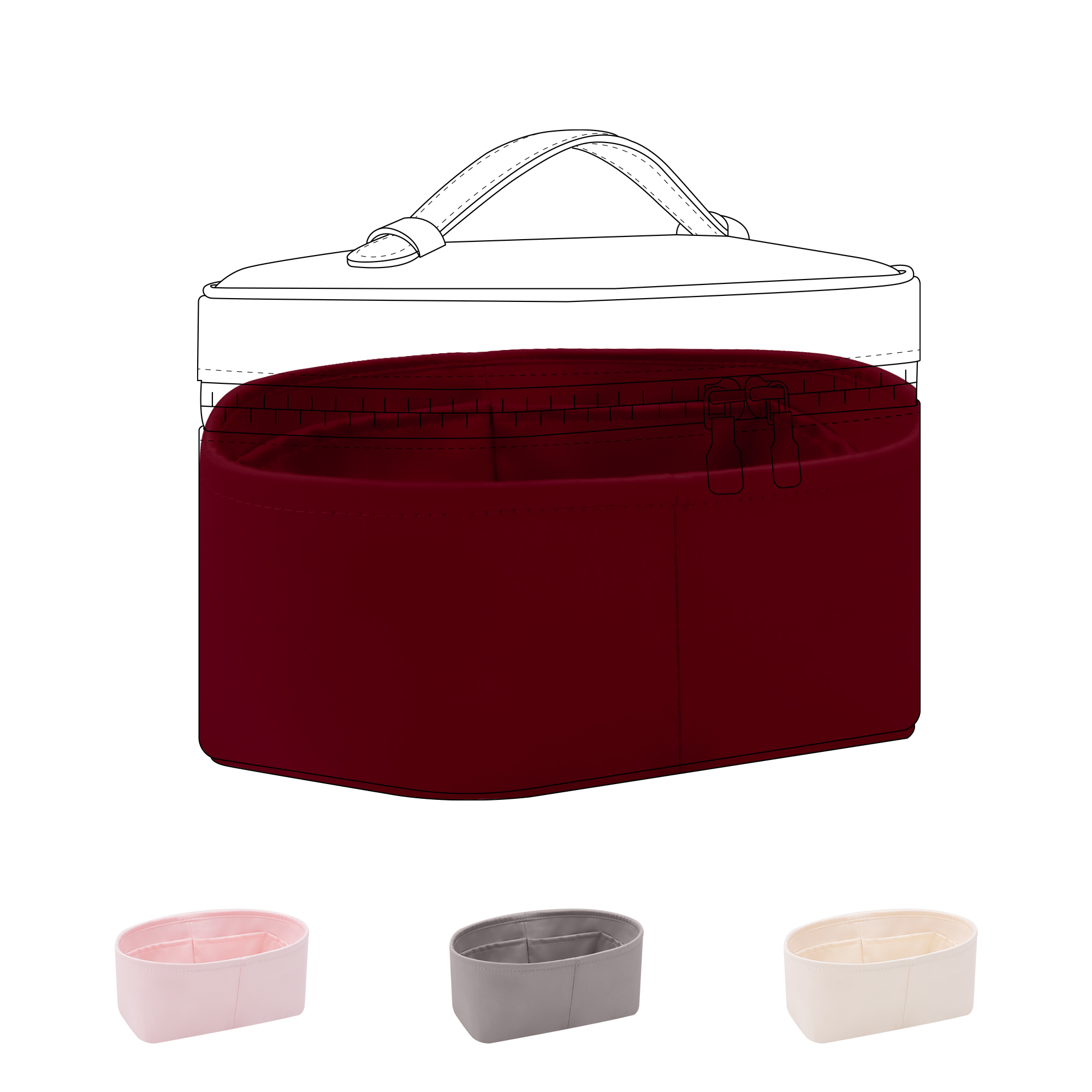 DGAZ Silk Purse Organizer Inse - огляд і ціна Luxury Bags Lv