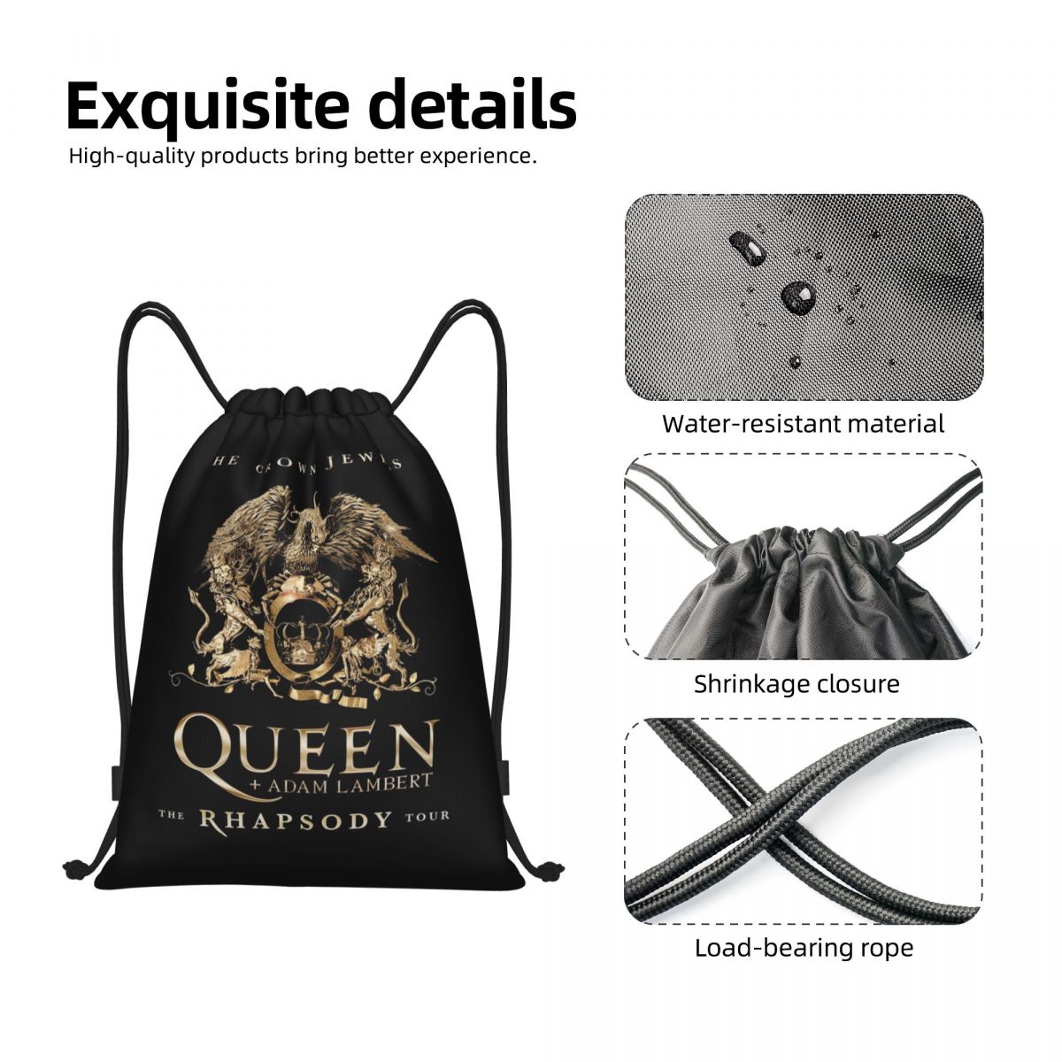 Custom Freddie Mercury Crown D - огляд і ціна Luxury Yoga Bags