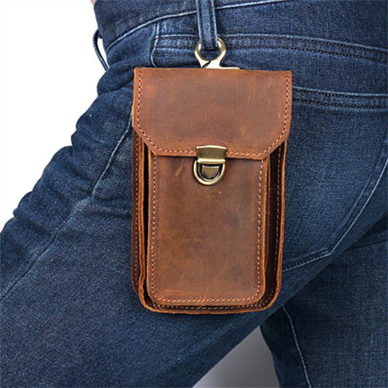 New model Men's waist bag, bac - огляд і ціна Genuine Leather Backpack