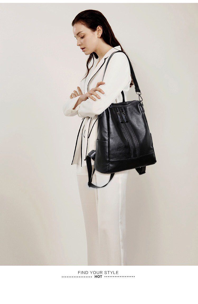 Women Soft Leather Backpack Sc - огляд і ціна Genuine Leather Backpack