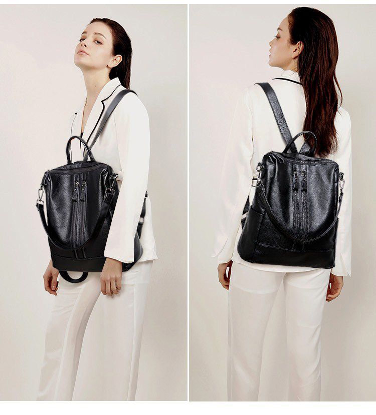 Women Soft Leather Backpack Sc - огляд і ціна Genuine Leather Backpack