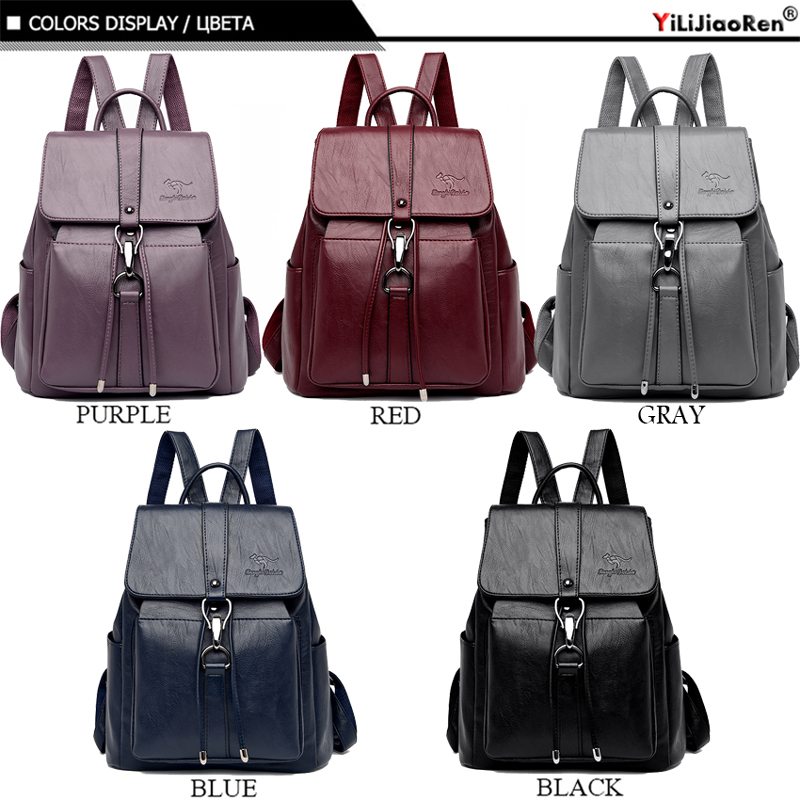 Anti Theft Backpack Women Shou - огляд і ціна Genuine Leather Backpack