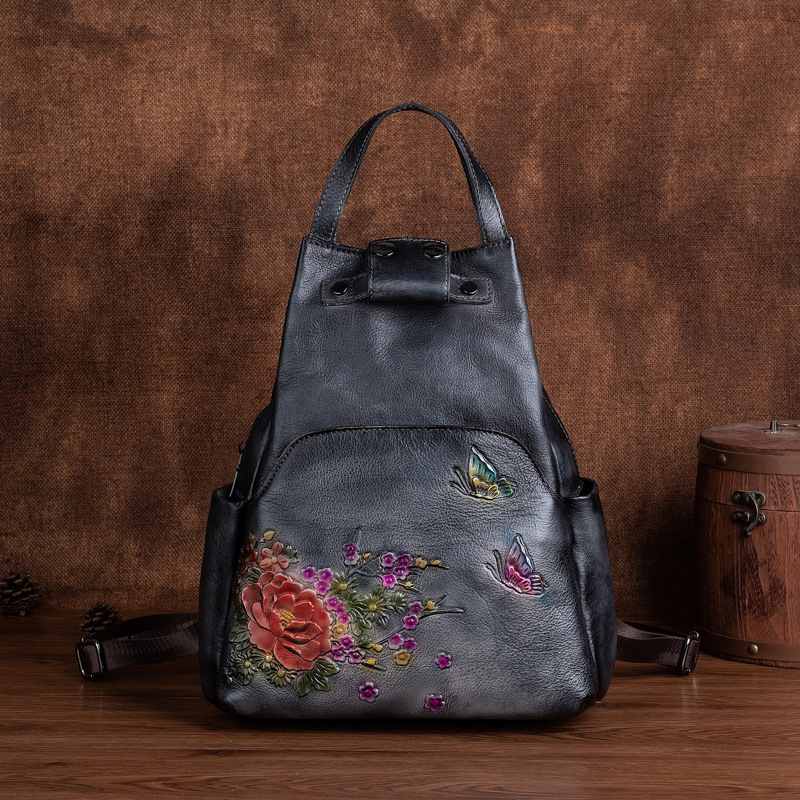 Johnature Genuine Leather Embo - огляд і ціна Genuine Leather Backpack