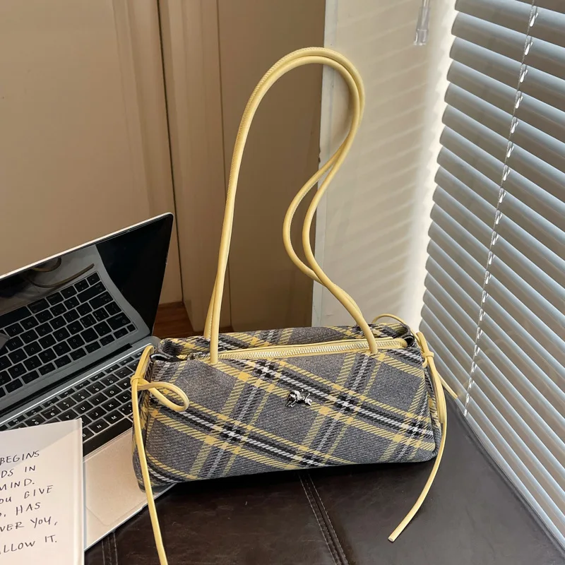 2026 Microfiber Striped Plaid  - огляд і ціна Luxury Bags Affordable