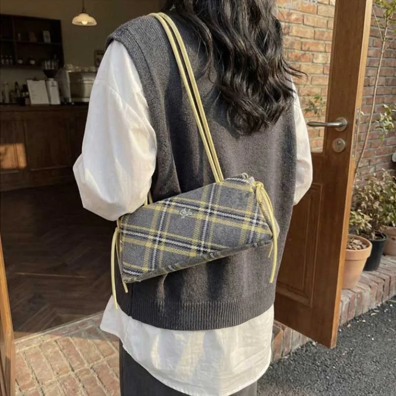 2026 Microfiber Striped Plaid  - огляд і ціна Luxury Bags Affordable
