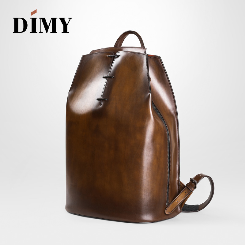 DIMY 2025 new men's genuine le - огляд і ціна Genuine Leather Backpack