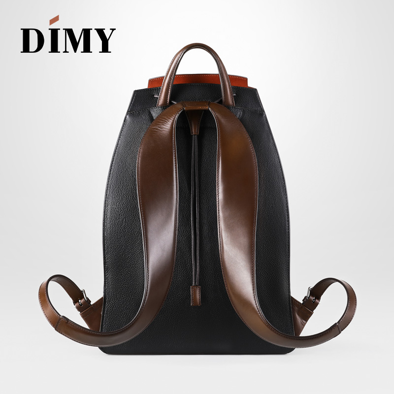 DIMY 2025 new men's genuine le - огляд і ціна Genuine Leather Backpack
