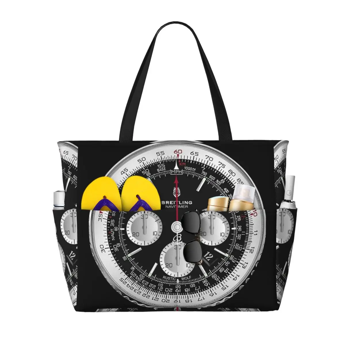 Black Luxury Watch Face Beach  - огляд і ціна Luxury Yoga Bags