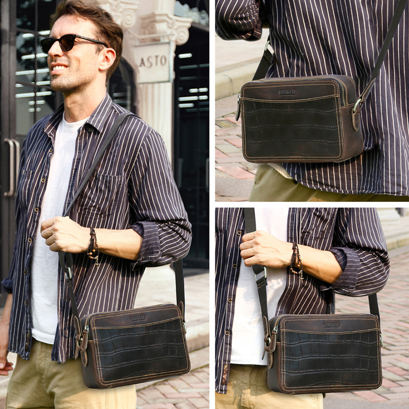Fashion British Style Top Laye - огляд і ціна Genuine Leather Backpack