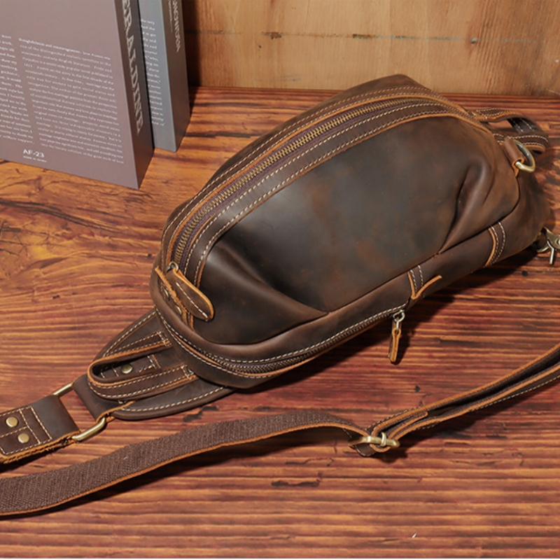 Fashion Design Luxury Men's Sl - огляд і ціна Genuine Leather Backpack